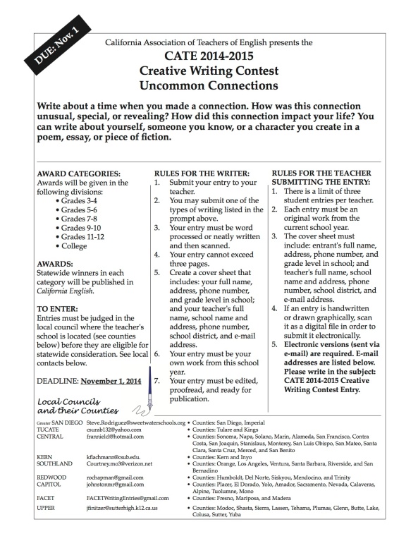 WritingContestCATE2014